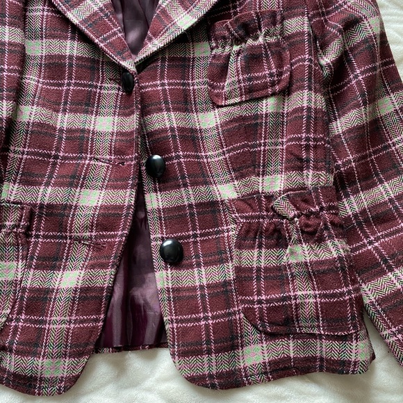 Rampage plaid cropped jacket - Picture 3 of 4